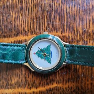 Vintage Christmas Tree Watch